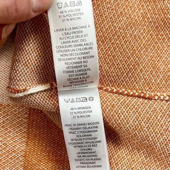 Jones New York Plaid Grigham Fall Sweater Small - Picture 13 of 14